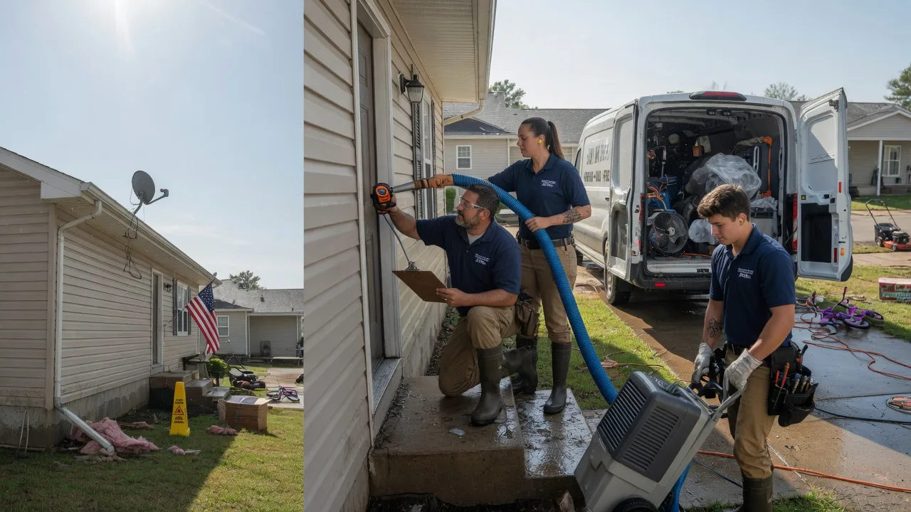Ceiling Water Damage Restoration in King George, VA near me